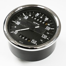 TRIUMPH SPEEDO MPH BLACK FACED