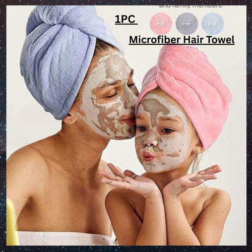 Microfiber hair towel - wrap, for