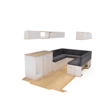 Large Van VW Crafter - U Shape