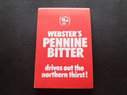 Websters brewery note pad - note,