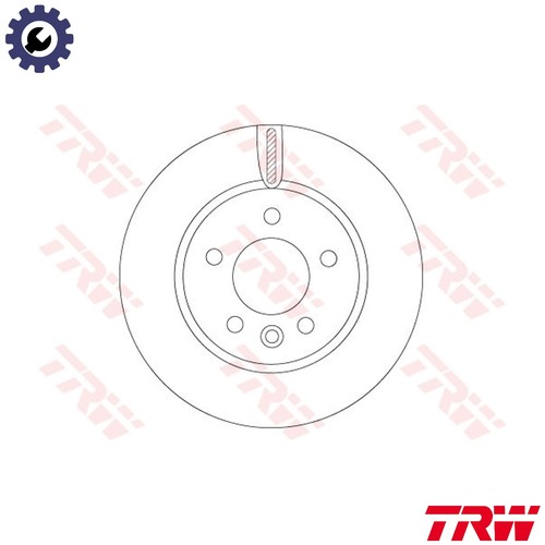 Brake disc df6589s for - 2x,