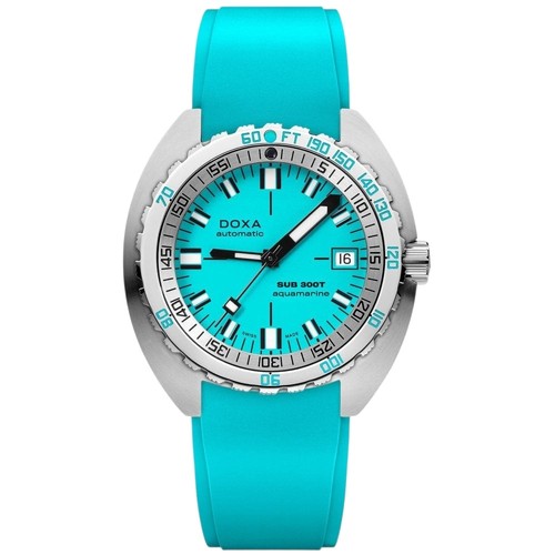 Doxa sub 300t aquamarine watch - doxa,