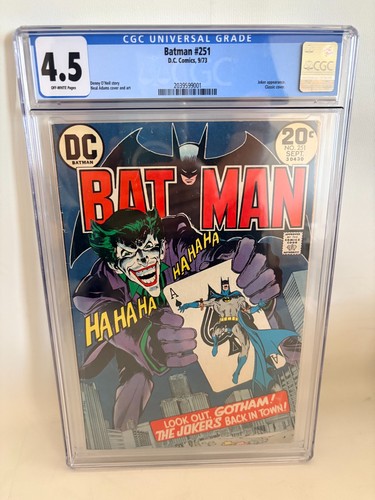 Batman 251 cgc ow dc - batman, #251