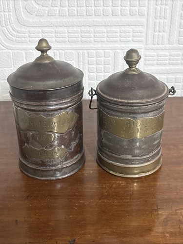 Two antique scottish tea - antique,