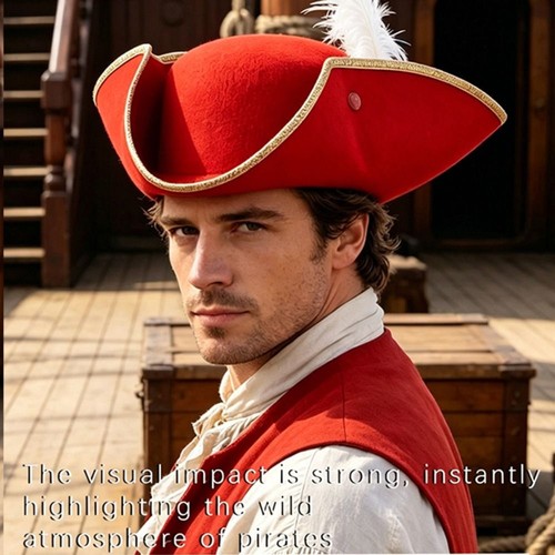 Pirate hat buccaneer adult - hat,