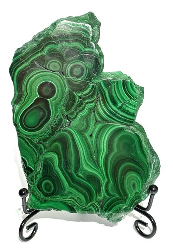 Large 357g malachite crystal - large,