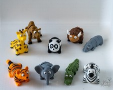 3D Printed Animal Figurines -