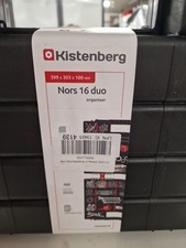 Tool Organiser Compartment Box Carry Case Kistenberg Screws Nails Bolts Workshop