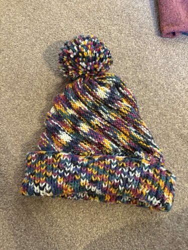 Hand made knitted - made, bobble