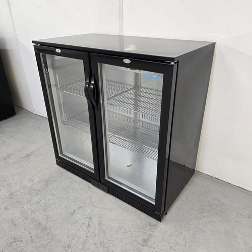 Back bar cooler double hinged - cooler,