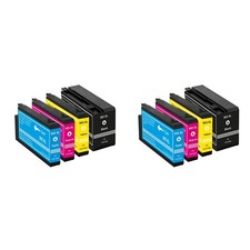 Ink For HP Officejet Pro 8710 Printer 953XL cartridges Full set Compatible 2 pk