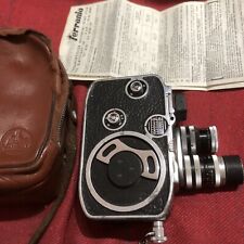BOLEX PAILLARD 8mm Movie Camera Kern Paillard Switar Lens Filters READ UNTESTED
