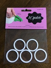 BN PACKET OF 5 REPLACEMENT RUBBER SEALS FOR TOPSTER MILK BOTTLE TOP POURER