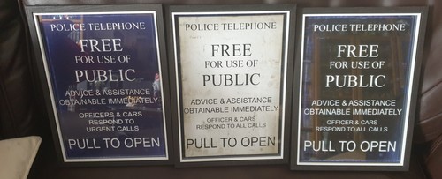 Doctor who tardis police - a4,