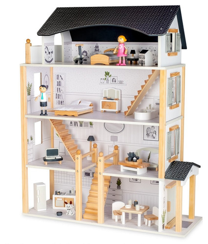 Wooden estelle doll - wooden, house