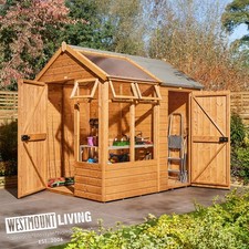 NEW 8x6 FT WOODEN GARDEN