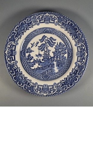 Ironstone willow ceramic side - willow,