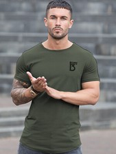 Mens Slim Fit T Shirt Muscle