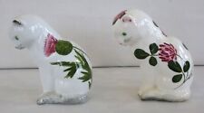 Plichta Pottery Cat Thistles or Clover 8.5cm Priced Each