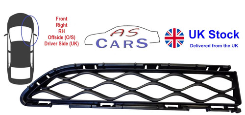 Lower bumper grille - lower,