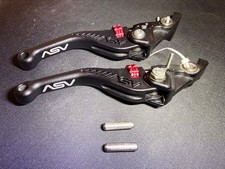 ASV C5 Short Black Brake and Clutch Levers, hypermotard 950, 848 1098 1198