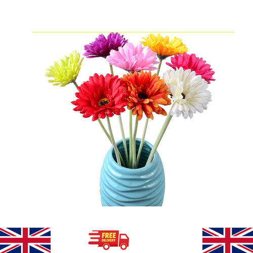 Artificial faux silk gerbera - faux,