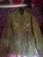 Maharishi Members of The Mountain Jacket Size Large Front/Back Embroidery Rare
