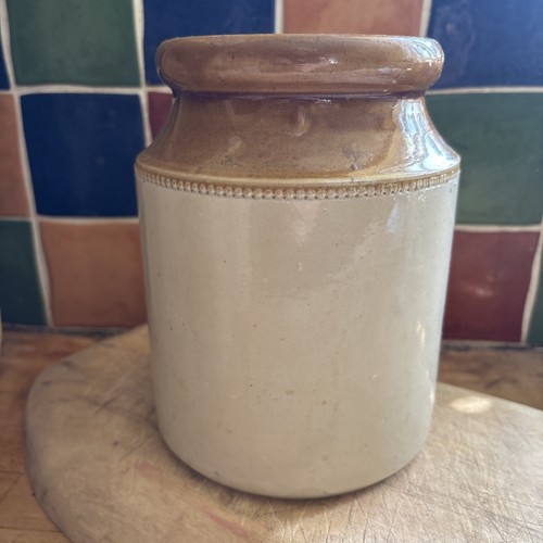 Vintage stoneware storage - storage, jar