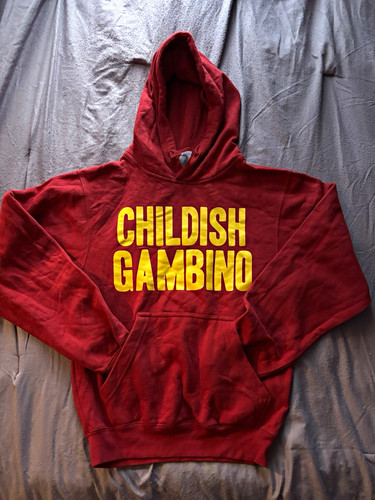 Childish gambino red graphic - red,
