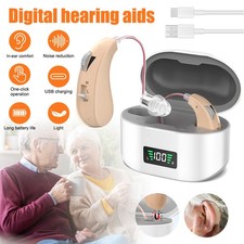 New Rechargeable Hearing Aids For Seniors | Noise Cancelling Hearing Amplifier