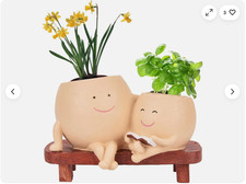 Smily Face Planter Pot Cute