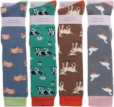 2 Pairs Ladies Knee High Fully