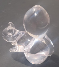 Princess House Crystal squirrel Lead 24% Figurine Paperweight Germany