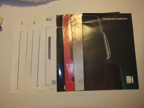 Kef speaker brochures - speaker,