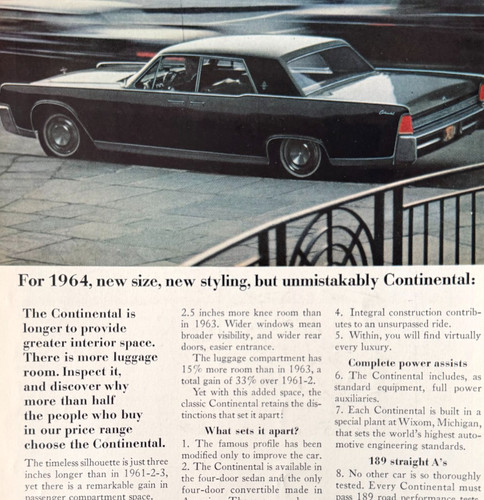 1964 lincoln continental - 1964,