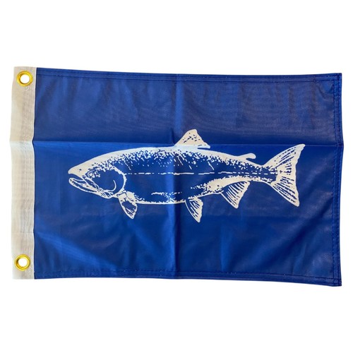 Salmon catch flag - catch, inch