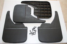 UNIVERSAL MUDFLAPS  Mud Flaps Car Blank Rubber Black Full Set .