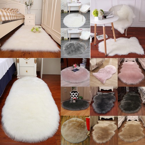 Faux fur sheepskin - faux, shaggy