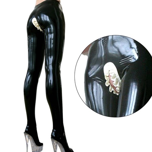 Women latex gummi leggs open - women,