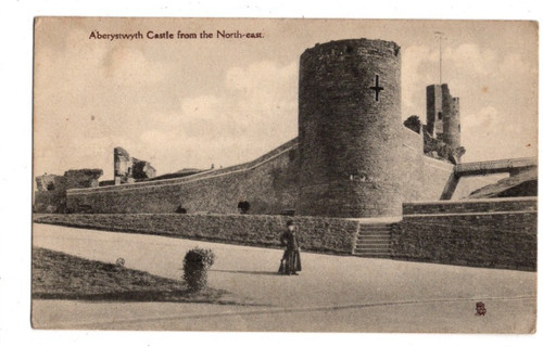 Aberystwyth castle from north - castle,