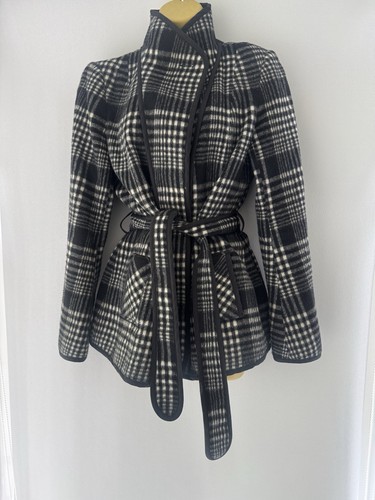 Reiss size wool rich check - size,