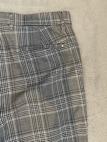 Bershka grey plaid - grey, skinny