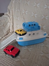 Green Toys Ferry Boat with Cars Recycled Plastic Eco Bath Toys