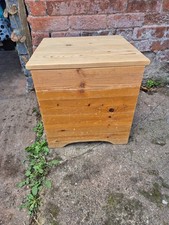 Pine Blanket Box, Toy Box, Storage Trunk, Ottoman, Storage Seat