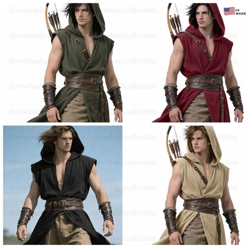 Unisex medieval hooded - medieval,