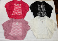 Cap Sleeve Stretch Lace Bolero