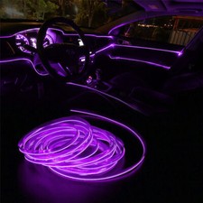 Purple led car interior decor - purple,