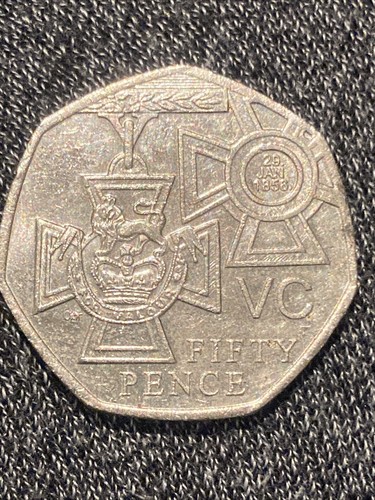 Victoria cross 50p coin - ,
