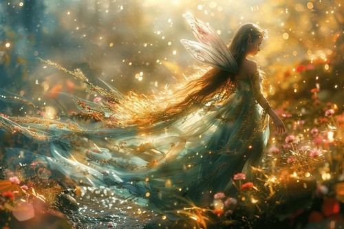 Stunning fairy canvas picture - fairy,