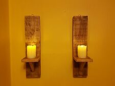 Pair of Handcrafted Wooden